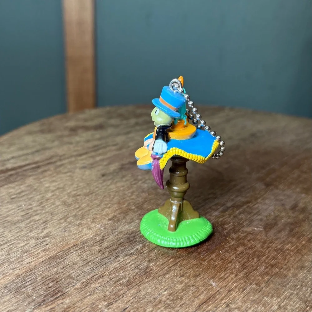 Vtg 2002 Disney Jiminy Cricket Mickey's Christmas Carol Holiday Clip On Figure